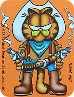 Garfield tarot card The Pirate
