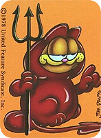 Garfield tarot card The Pirate