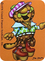 Garfield tarot card The Pirate