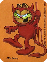 Garfield tarot card The Pirate